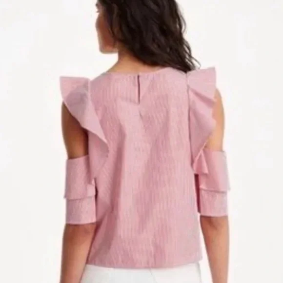 Club Monaco Hamisi Ruffle Blouse - Picture 3 of 11